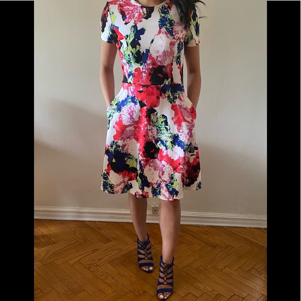 Milly For Target Floral A-Line Dress